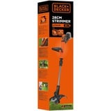 BLACK+DECKER Recortadora de césped a batería STC1820PCB, 18Volt, Cortabordes naranja/Negro