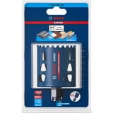 Bosch EXPERT TOUGH MATERIAL sierra de corona Taladro 1 pieza(s) Sencillo, Taladro, Ladrillo, Plástico, Azulejo de cerámica, Acero inoxidable, Madera, Negro, Azul, Rojo, Carburo de tungsteno (TC), 6 cm