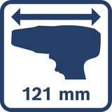 Bosch GDR 18V-215 Professional 06019N2020, Tornillo de percusión azul