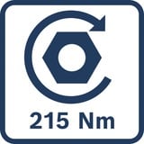 Bosch GDR 18V-215 Professional 06019N2020, Tornillo de percusión azul