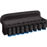 Bosch Juego de dados de impacto PRO 1/4", 9 piezas, Llave de tubo negro