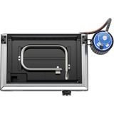 Campingaz Plancha Othello 1 CV, Placa de la parrilla negro/Acero fino