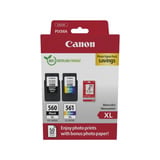 Canon 3712C008 cartucho de tinta 2 pieza(s) Original Alto rendimiento (XL) Negro, Cian, Magenta, Amarillo Alto rendimiento (XL), Negro, Cian, Magenta, Amarillo, 2 pieza(s), Pack formato ahorro para impresión fotográfica