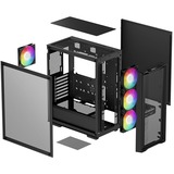 DeepCool R-CC560-BKAMA4-G-2, Cajas de torre negro