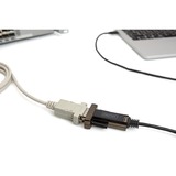 Digitus Adaptador USB tipo C™ serial, Cable negro, Negro, 1 m, DB-9, Macho, Macho, China