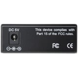 Digitus Convertidor de medios Gigabit bidireccional, RJ45 / SC negro