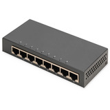 Digitus Gigabit de 8 puertos, Interruptor/Conmutador negro