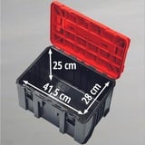 EINHELL Maletín de sistema E-Case M, Caja de herramientas negro/Rojo
