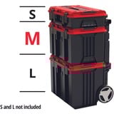 EINHELL Maletín de sistema E-Case M, Caja de herramientas negro/Rojo