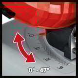 EINHELL TE-MB 18/127 U Li-Solo, 4504215, Sierra de cinta rojo/Negro