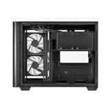 FSP  S380-BA bk, Cajas de torre negro, Micro Torre, PC, Negro, micro ATX, Mini-ITX, SPCC, Vidrio templado, Juego