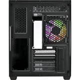 FSP  S380-BA bk, Cajas de torre negro, Micro Torre, PC, Negro, micro ATX, Mini-ITX, SPCC, Vidrio templado, Juego