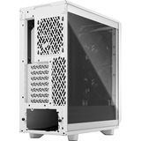 Fractal Design Meshify 2 Compact Torre Blanco, Cajas de torre blanco/Negro, Torre, PC, Blanco, ATX, micro ATX, Mini-ITX, Acero, Vidrio templado, Juego