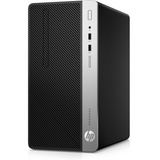HP ProDesk 400 G6 MT reacondicionado, PC completo negro/Plateado