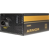 Inter-Tech SAMA FTX-850-B ARMOR unidad de fuente de alimentación 850 W 20+4 pin ATX ATX Negro, Fuente de alimentación de PC negro, 850 W, 110 - 240 V, 850 W, 47 - 63 Hz, 6 - 15 A, Activo