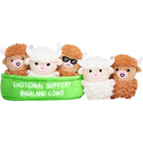 Just Play Vacas Highland de apoyo emocional, Peluches 