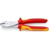 KNIPEX 74 06 200 alicate Alicates de corte diagonal rojo/Amarillo, Alicates de corte diagonal, Acero cromo vanadio, De plástico, Rojo/naranja, 20 cm, 308 g