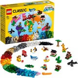 LEGO Classic 11015 Alrededor del Mundo, Juegos Creativos Para Niños 4 Años, Juegos de construcción Juegos Creativos Para Niños 4 Años, Juego de construcción, 4 año(s), Plástico, 950 pieza(s), 1,03 kg