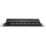 Lindy 42794, Hub USB negro