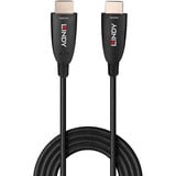 Lindy Cable híbrido de fibra óptica HDMI 2.1 8K60 negro