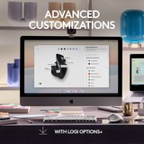 Logitech MX Master 3S for Mac ratón Oficina mano derecha Bluetooth Laser 8000 DPI grafito, mano derecha, Laser, Bluetooth, 8000 DPI, Gris