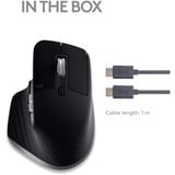 Logitech MX Master 3S for Mac ratón Oficina mano derecha Bluetooth Laser 8000 DPI grafito, mano derecha, Laser, Bluetooth, 8000 DPI, Gris