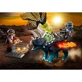 PLAYMOBIL Triceratops: Battle for the Legendary Stones, Juegos de construcción 5 año(s), Multicolor, Plástico