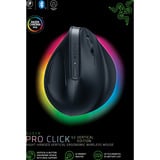 Razer Pro Click V2 Vertical, Ratones para gaming negro