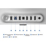 Samsung S32FG814SU pantalla para PC 81,3 cm (32") 3840 x 2160 Pixeles 4K Ultra HD OLED Plata, Monitor de gaming plateado, 81,3 cm (32"), 3840 x 2160 Pixeles, 4K Ultra HD, OLED, 0,03 ms, Plata