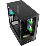 Sharkoon ELITE SHARK CM100 Reacondicionado, Cajas de torre negro