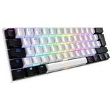 Sharkoon SGK50 S4 teclado USB QWERTY Español Blanco, Teclado para gaming blanco/Negro, 60%, USB, QWERTY, LED RGB, Blanco