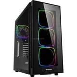 TG6 RGB Midi Tower Negro, Cajas de torre