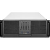 SilverStone SST-RM41-506 carcasa de ordenador Estante, Caja de rack negro, Estante, Servidor, ATX, CEB, micro ATX, Mini-ITX, SGCC, 4U, 14,8 cm