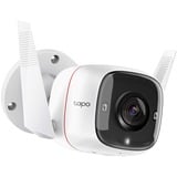 TP-Link Tapo TC65 cámara de vigilancia Bala (forma) Cámara de seguridad IP Exterior 2304 x 1296 Pixeles Techo/pared blanco/Negro, Cámara de seguridad IP, Exterior, Inalámbrico y alámbrico, Amazon Alexa & Google Assistant, CE, Techo/pared