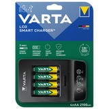 VARTA LCD SMART CHARGER+ Pilas de uso doméstico Corriente alterna, Cargador Alcalino, Sobrecarga, AA, AAA