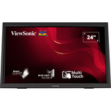 ViewSonic TD2423 pantalla para PC 59,9 cm (23.6") 1920 x 1080 Pixeles Full HD LED Pantalla táctil Multi-usuario Negro, Monitor LED negro (mate), 59,9 cm (23.6"), 1920 x 1080 Pixeles, Full HD, LED, 7 ms, Negro