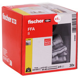 fischer Taco para hormigón celular FFA 8, Pasador gris claro