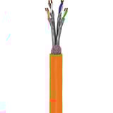 goobay Cable de red Cat.7a S/FTP (PiMF) Dca naranja