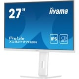 iiyama ProLite XUB2797HSN-W2 pantalla para PC 68,6 cm (27") 1920 x 1080 Pixeles Full HD LED Blanco, Monitor LED blanco (mate), 68,6 cm (27"), 1920 x 1080 Pixeles, Full HD, LED, 1 ms, Blanco