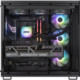 ALTERNATE AGP-WINDOW-AMD-011, Gaming-PC negro/Transparente