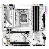 ASRock B760M Pro RS, Placa base blanco/Negro
