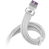 ASUS ROG-EQUALIZER, Cable blanco, PCI-E (16-pin), PCI-E x16 (Gen 4.0), 0,75 m, Macho, Macho, Derecho