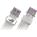 ASUS ROG-EQUALIZER, Cable blanco, PCI-E (16-pin), PCI-E x16 (Gen 4.0), 0,75 m, Macho, Macho, Derecho