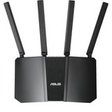 ASUS RT-BE55 router inalámbrico 2.5 Gigabit Ethernet Doble banda (2,4 GHz / 5 GHz) Negro Wi-Fi 7 (802.11be), Doble banda (2,4 GHz / 5 GHz), Ethernet, Negro, Router de sobremesa