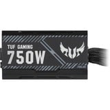 ASUS TUF-GAMING-750B unidad de fuente de alimentación 750 W 20+4 pin ATX ATX Negro, Fuente de alimentación de PC negro, 750 W, 100 - 240 V, 20+4 pin ATX, PC, ATX, 80 PLUS Bronze