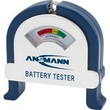 Ansmann Battery tester medidor de energía y batería, Instrumento de medición azul/Plateado, AA, AAA, C, D
