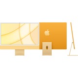 Apple iMac Apple M 61 cm (24") 4480 x 2520 Pixeles 8 GB 256 GB SSD PC todo en uno macOS Big Sur Wi-Fi 6 (802.11ax) Amarillo, Sistema MAC amarillo/Amarillo claro, 61 cm (24"), 4.5K Ultra HD, Apple M, 8 GB, 256 GB, macOS Big Sur
