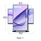 BenQ MA320UG, Monitor LED plateado