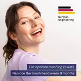 Beurer 10527, Cabezal de cepillo azul oscuro