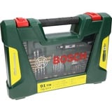 Bosch 2 607 017 195 broca Juego de brocas 91 pieza(s), Conjuntos de brocas & puntas verde, Taladro, Juego de brocas, Metal, Piedra, Madera, 1,8 kg, 91 pieza(s), Phillips, Pozidriv, Torx